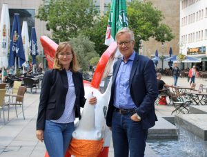 Eva von Angern und Dietmar Bartsch waren in Dortmund zum Fachgespräch Kinderarmut zu Gast. Fotos: Claus Stille