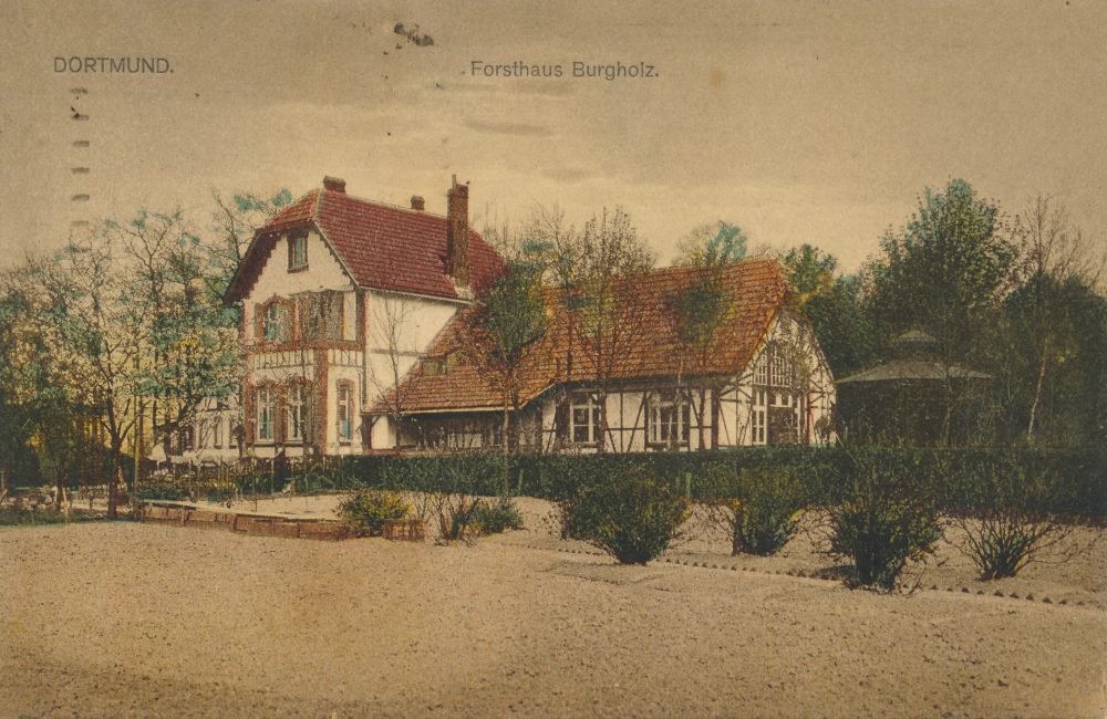 Forsthaus Burgholz aus Westen, 1918 (Sammlung Klaus Winter)