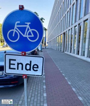Mehr Rücksicht auf den Radverkehr fordern die Umweltverbände bei Bauarbeiten. Foto: Alex Völkel