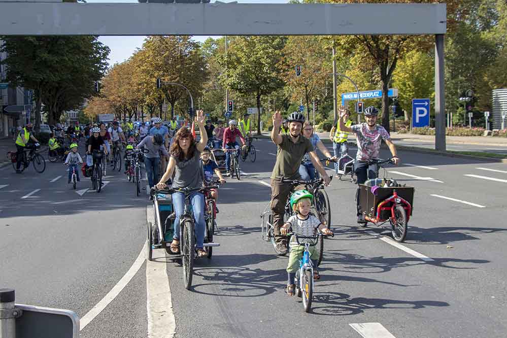 Kinder aufs Rad „Kidical Mass“ erobert am Wochenende