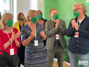 Landesweit hatten die Grünen gut lachen - sie legten massiv zu. Foto: Alex Völkel