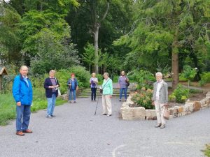 In kleinen Gruppen und mit viel Abstand werden die Aktivitäten wieder aufgenommen. Fotos (2): Johanna Kossmann