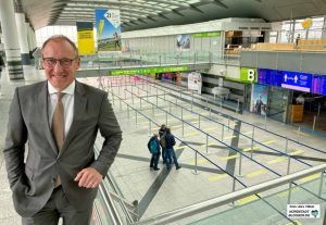 Der Flughafen-Chef Ludger van Bebber. Foto: Alex Völkel