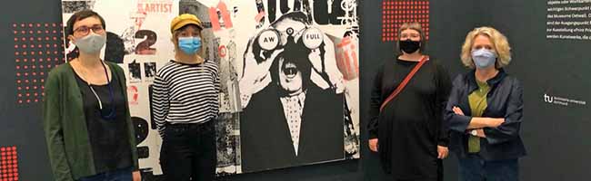 Die Macherinnen der Ausstellung „Print Print Print“ die Donnerstag im Museum Ostwall im U eröffnet wird. Fotos (3): Joachim vom Brocke