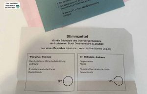 105.000 Dortmunder*innen hatten Briefwahl beantragt. Nun wurden die Stimmzettel für die Stichwahl verschickt. Foto: Alex Völkel