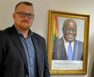 Nicolai Roehrkohl ist neuer Leiter der Deutsch-Ghanaischen Gesellschaft. Foto: P. Gauchard