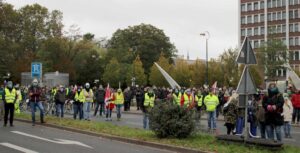 Demonstrieren mit Abstand und Anstand - es gab ein genehmigtes Hygienekonzept.