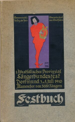 Festbuch zum 1. Westfälischen Provinzial-Sängerbundesfest, Titel