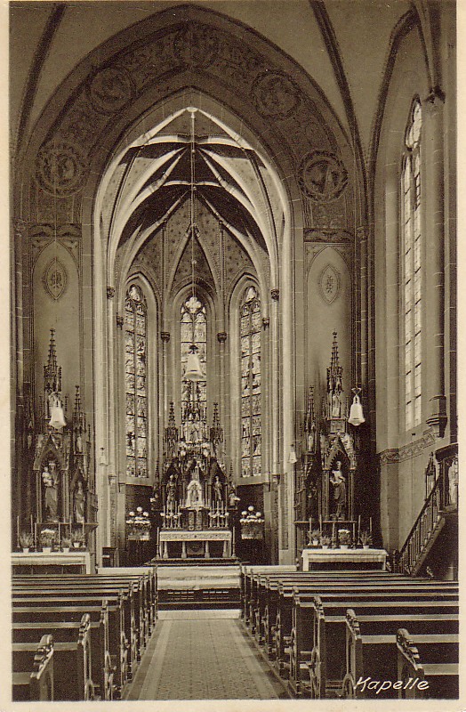 Brüder-Krankenhaus, Burgholzstraße: Kapelle mit Altar