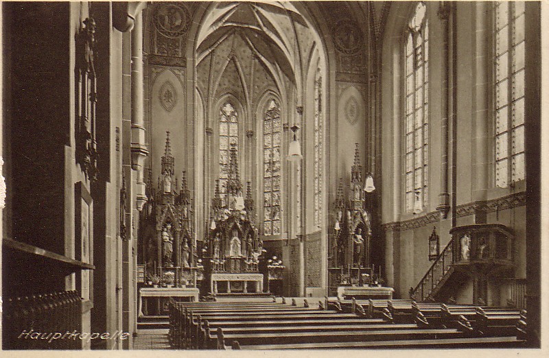 Brüder-Krankenhaus, Burgholzstraße: Kapelle mit Altar