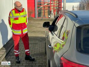 Die neue Teststelle in der Nordstadt bekommt zwar auch einen „Drive-In“ - doch nutzen kann man sie nur nach vorheriger Absprache mit dem Gesundheitsamt.