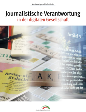 Titelbild des Sonderheftes „Journalistische Verantwortung in der digitalen Gesellschaft“