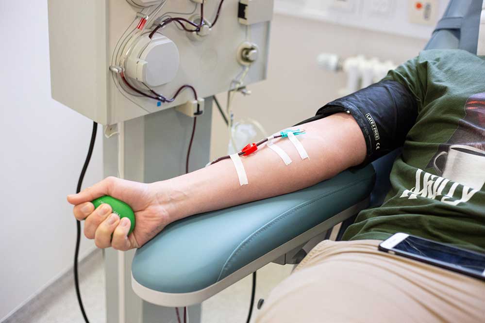 Von montags bis freitags sind Blutspenden ohne Termin möglich. Foto: KlinikumDO