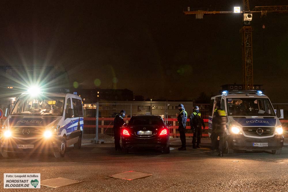Die Polizei setzt ihre Kontrollen mit Schwerpunkteinsätzen fort. Fotos: Leopold Achilles