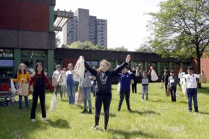 Alle 3000 Kinder der sieben Nordstadt-Grundschulen erhielten im Mai 2020 Spiel- und Lernrucksäcke. Foto: Stadt