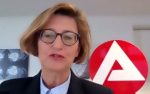 Heike Bettermann, Chefin der Agentur für Arbeit in Dortmund, (Screenshot)