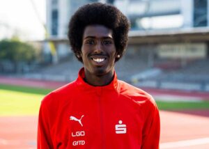 Mohamed Mohumed geht über 5000 Meter an den Start. Foto: Matthias Mersch/ LGO Dortmund