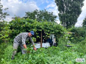 Senol Muslu, der Vorsitzende des Gemüsegartenvereins „Yesil Bostan“. Foto: Alex Völkel