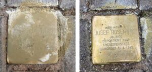 Immer wieder werden die Stolpersteine beschmiert oder beschädigt. In Dortmund kümmert sich der Jugendring um die Pflege.