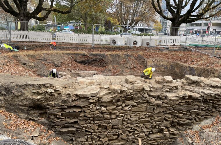 Innenseite der Stadtmauer am Schwanenturm