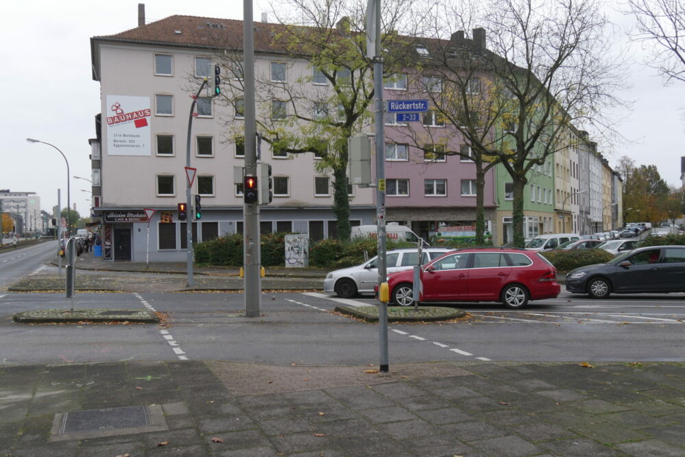 Blick über den ehemaligen Platz nach Süden