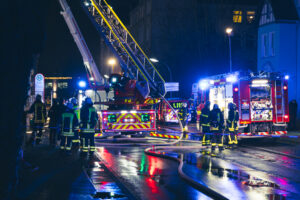 Das Alte Amtshaus wurde bei dem Brand stark beschädigt. 