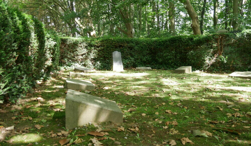 Der ehemalige jüdische Friedhof an der Straße Fränkischer Friedhof