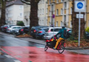 Befahrene Fahrradstraßen