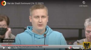 Matthias Deyda von der Partei „Die Rechte"