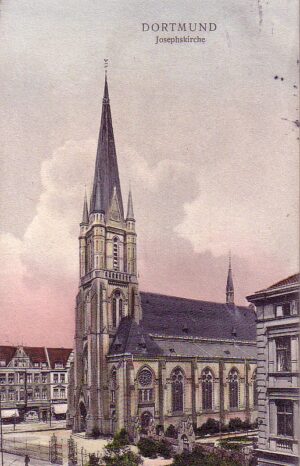 St. Josef an der Münsterstraße vor 1914 (Slg. Klaus Winter)