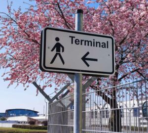 Frühling am Dortmunder Flughafen.