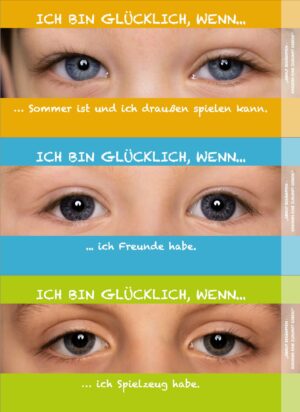 Motive aus der Kampagne gegen Kinderarmut.