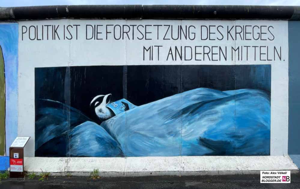 Droht ein neuer „Eiserner Vorhang“? Die alten Überbleibsel dienen - an der East Side Gallery in Berlin - nur noch als Kunstwerk und Mahnmal.