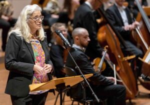 Isabel Pfeiffer-Poensgen, Ministerin für Kultur und Wissenschaft des Landes Nordrhein-Westfalen.