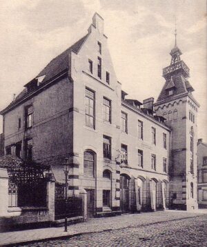 Feuerwehr-Hauptwache an der Silberstraße, um 1905 (Sammlung Klaus Winter)