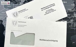 Zur Landtagswahl sind alleine in Dortmund 405.000 Wahlberechtigte zur Teilnahme aufgerufen.