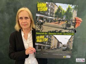 Christiane Gruyters (Grüne) ist Bezirksbürgermeisterin der Innenstadt-Ost.