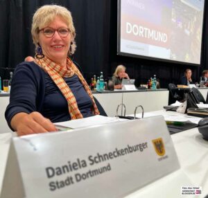 Für Daniela Schneckenburger war es die letzte Ratssitzung in Dortmund als Stadträtin.