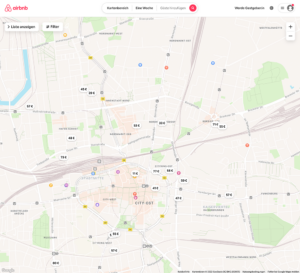 In Dortmund gibt es beispielsweise bei „airbnb“ zahlreiche Angebote. Diese müssen sich alle registrieren.