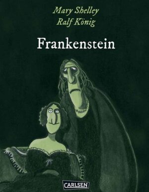 Cover von Ralf Königs Comic-Buch „Frankenstein“.