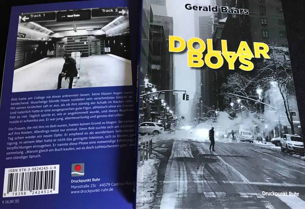 Gerald Baars neues Buch „Dollar-Boys“ spielt am Anfang dieses Jahrtausends in New York.