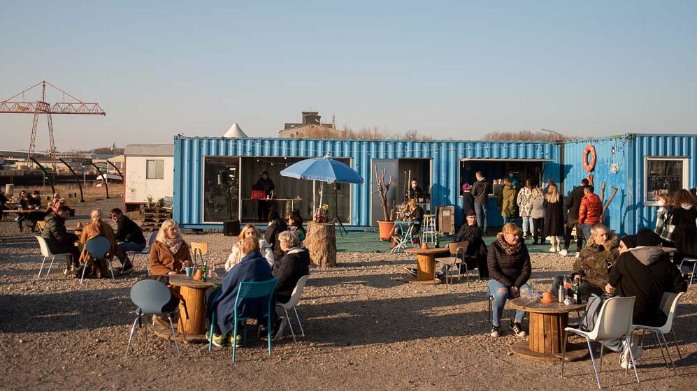 Das Festival „Bunt oder Blau“ wird am Umschlagplatz an der Speicherstraße stattfinden.