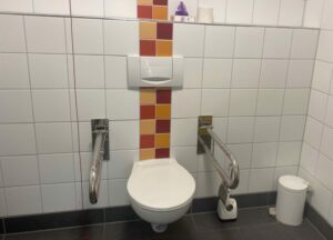 Behindertentoilette im Depot