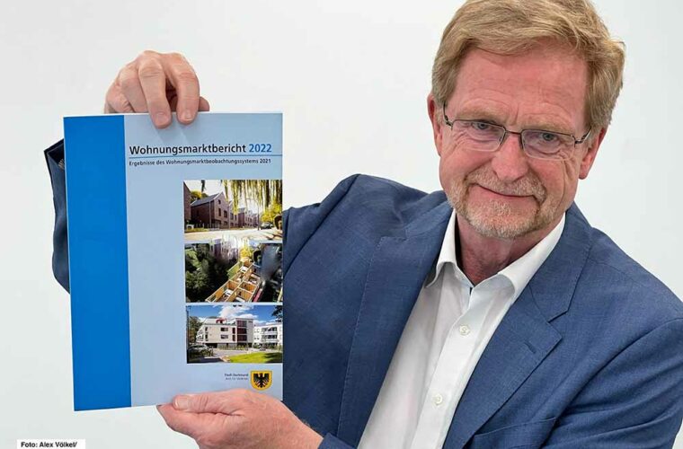 Der Dortmunder Planungsdezernent Ludger Wilde stellte zum letzten Mal den Wohnungsmarktbericht vor.