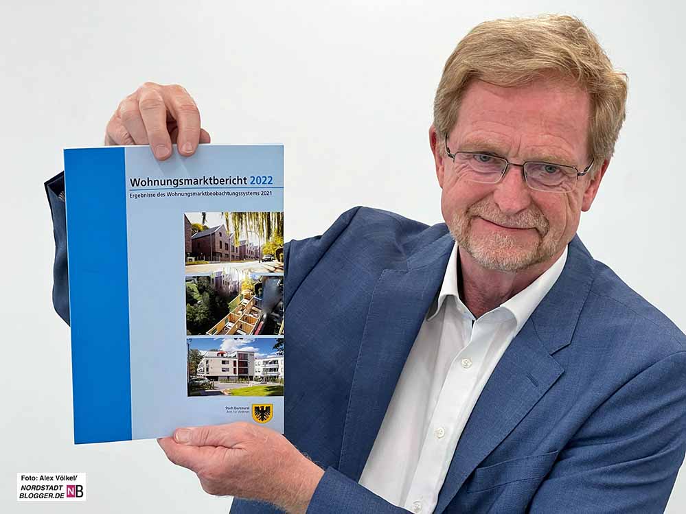 Der Dortmunder Planungsdezernent Ludger Wilde stellte zum letzten Mal den Wohnungsmarktbericht vor.