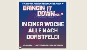 In den sozialen Netzwerken ruft die Autonome Antifa 170 seit Anfang August zur Demonstration am kommenden Samstag auf. 