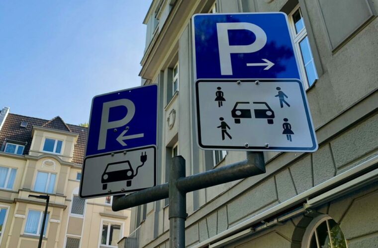 CarSharing Stellpältze im Kreuzviertel an der Essenerstraße