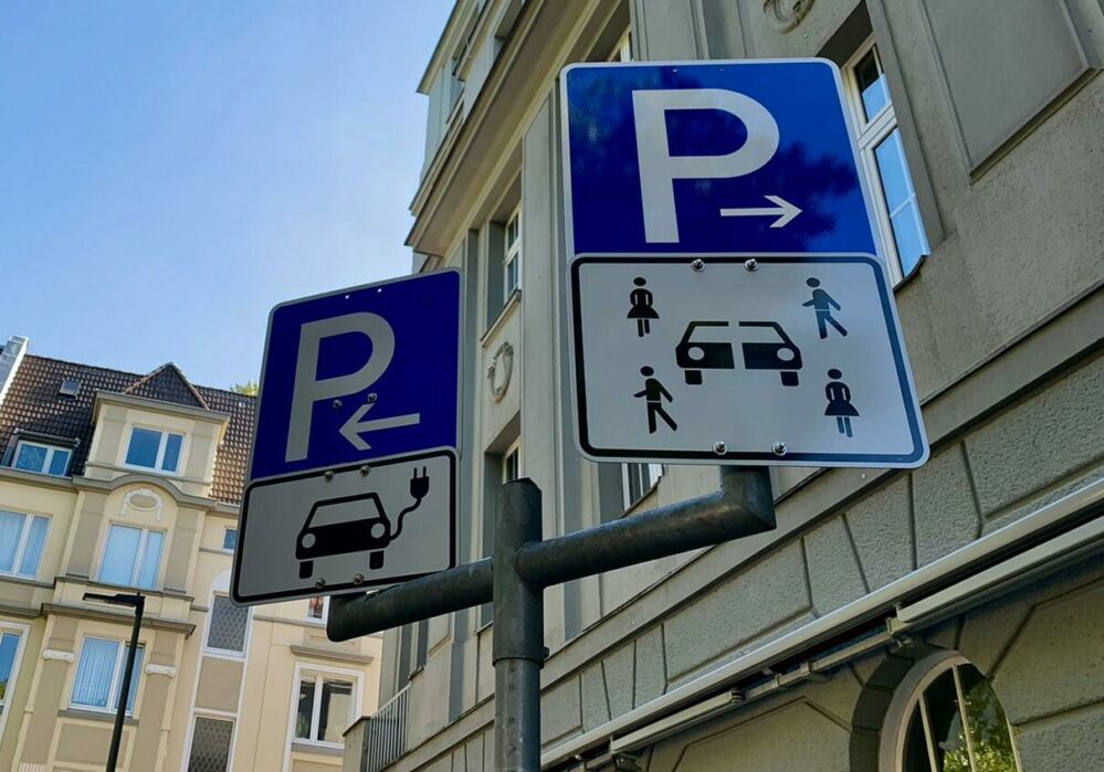 CarSharing Stellpältze im Kreuzviertel an der Essenerstraße