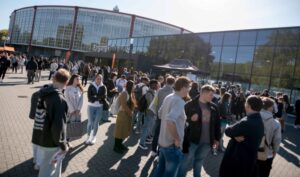 Das erste große Zusammentreffen zum Semesterstart fand in den Westfalenhallen statt.