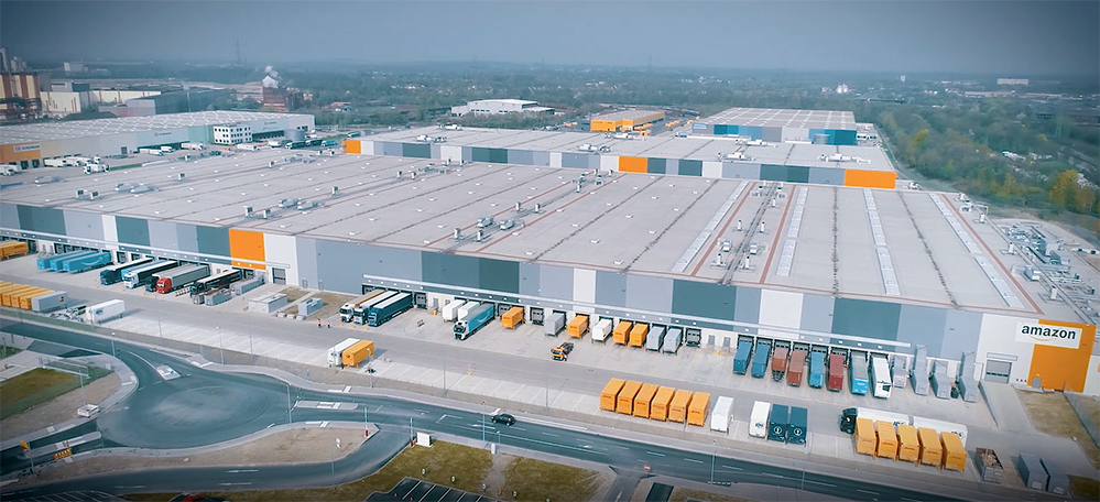 Seit fünf Jahren gibt es das große Amazon-Logistikzentrum („DTM2“) in Dortmund.